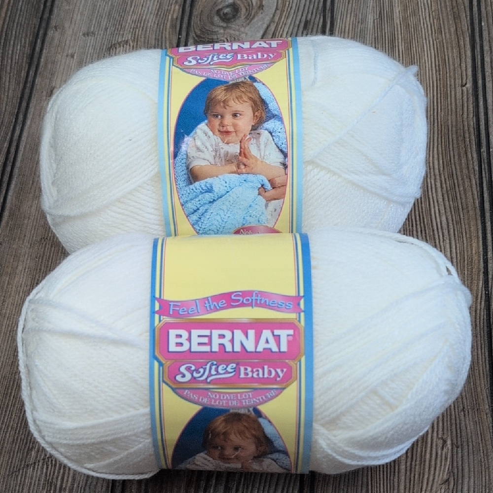Bernat Softee Baby Yarn - White